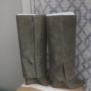 Vince Camuto Olive Over the Knee Boots